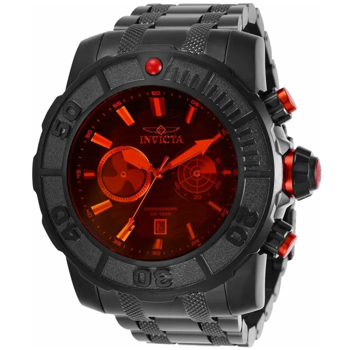Invicta Invicta Mens Chronograph Watch Coalition Forces Red Dial Black Bracelet 29934 Bracelets Invicta Invicta Mens Chronograph Watch Coalition Forces Red Dial Black Bracelet 29934 Bracelets