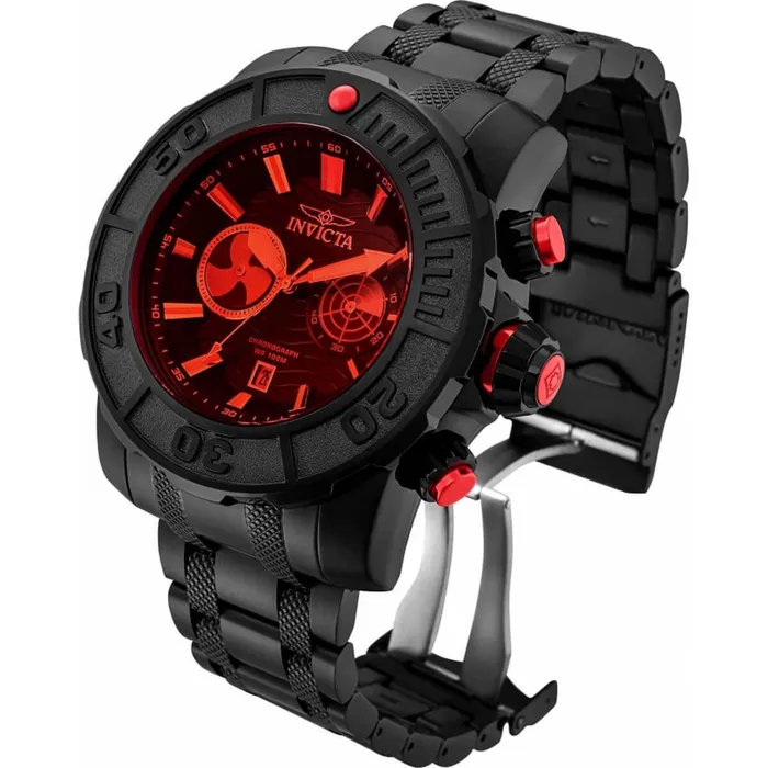 Invicta Invicta Mens Chronograph Watch Coalition Forces Red Dial Black Bracelet 29934 Bracelets Invicta Invicta Mens Chronograph Watch Coalition Forces Red Dial Black Bracelet 29934 Bracelets