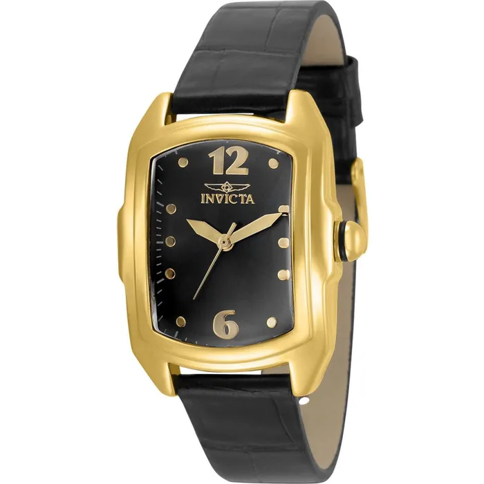 Invicta Invicta Womens Watch Lupah Japanese Quartz Charcoal Dial Leather Strap 35351 Watches Invicta Invicta Womens Watch Lupah Japanese Quartz Charcoal Dial Leather Strap 35351 Watches