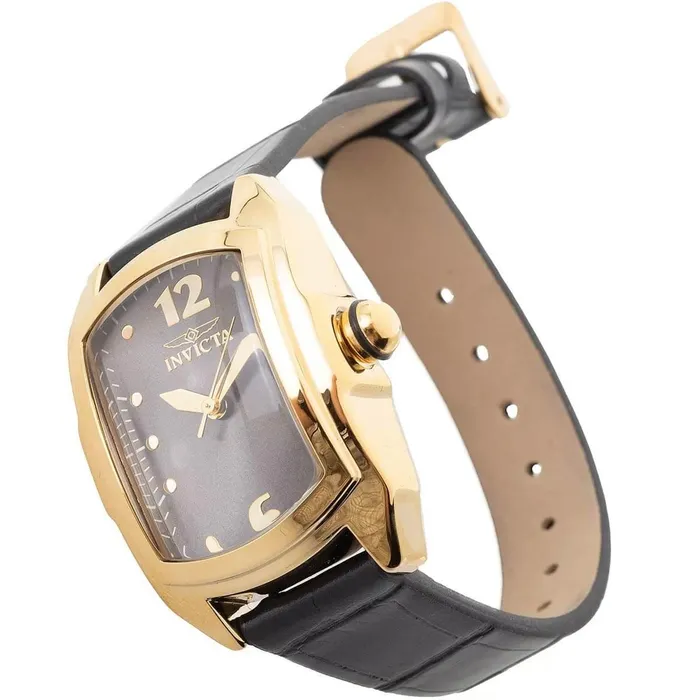 Invicta Invicta Womens Watch Lupah Japanese Quartz Charcoal Dial Leather Strap 35351 Watches Invicta Invicta Womens Watch Lupah Japanese Quartz Charcoal Dial Leather Strap 35351 Watches