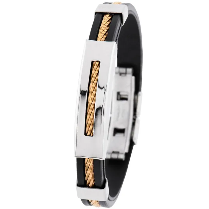 Invicta Mens Bracelet Elements Rose Gold Wire Black Rubber Strap 35411 Invicta Bracelets Invicta Mens Bracelet Elements Rose Gold Wire Black Rubber Strap 35411 Invicta Bracelets
