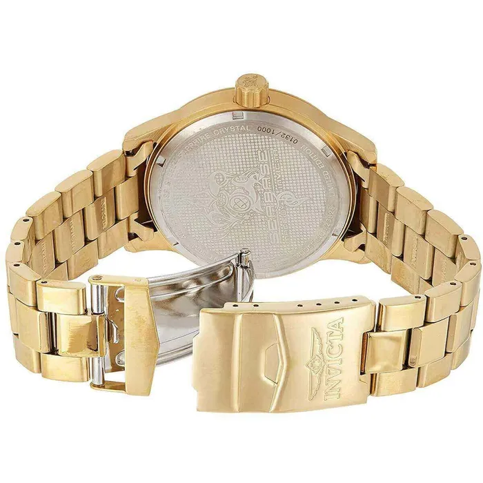 Invicta Mens Quartz Watch Sea Base Black MOP Dial Yellow Gold Bracelet 23826 Invicta Bracelets Invicta Mens Quartz Watch Sea Base Black MOP Dial Yellow Gold Bracelet 23826 Invicta Bracelets