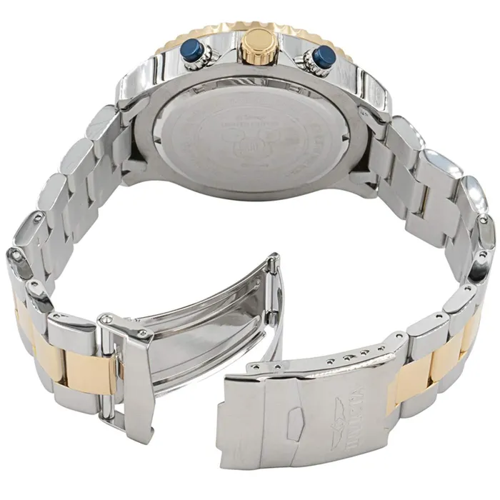 Invicta Mens Watch Disney Mickey Mouse Chronograph Two Tone SS Bracelet 39521 Invicta Bracelets Invicta Mens Watch Disney Mickey Mouse Chronograph Two Tone SS Bracelet 39521 Invicta Bracelets