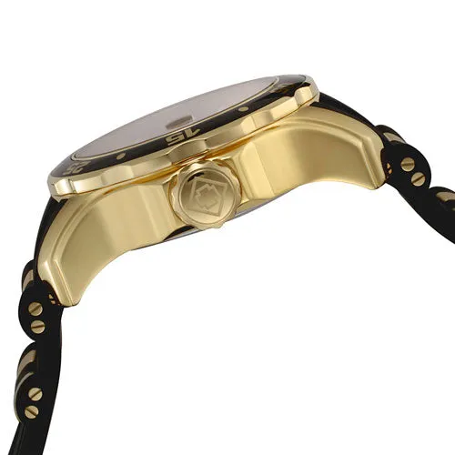 Invicta PreStyled Sets Invicta 6992 Mens Pro Diver Collection 18k GoldPlated Black Rubber Watch