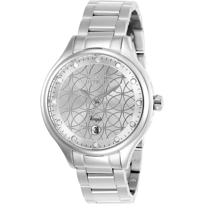 Invicta Womens Quartz Watch Angel Silver Tone Dial Stainless Steel Bracelet 27437 Invicta Bracelets Invicta Womens Quartz Watch Angel Silver Tone Dial Stainless Steel Bracelet 27437 Invicta Bracelets