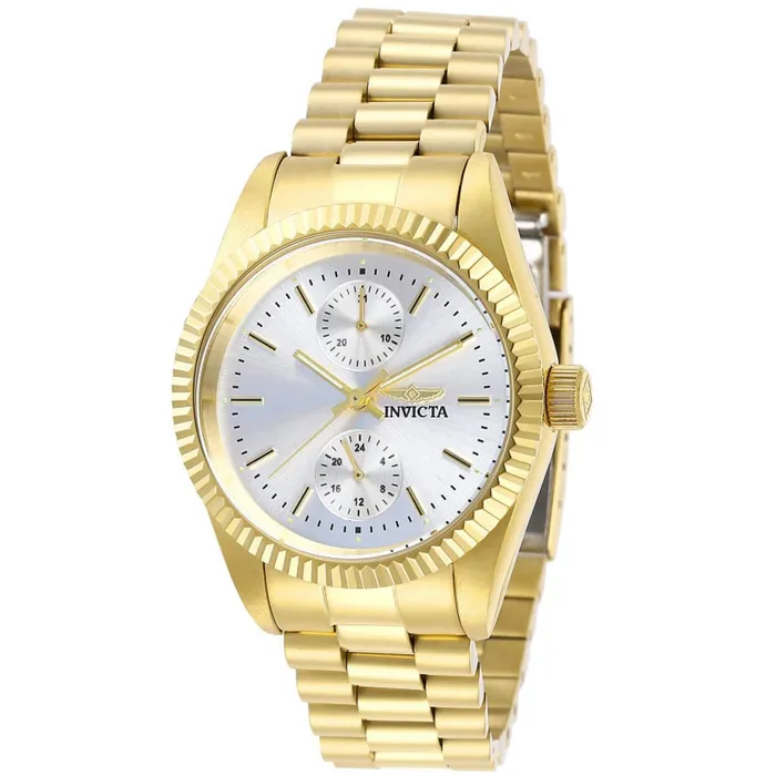 Invicta Womens Watch Specialty Silver Tone Dial Yellow Gold Bracelet 29445 Invicta Bracelets Invicta Womens Watch Specialty Silver Tone Dial Yellow Gold Bracelet 29445 Invicta Bracelets