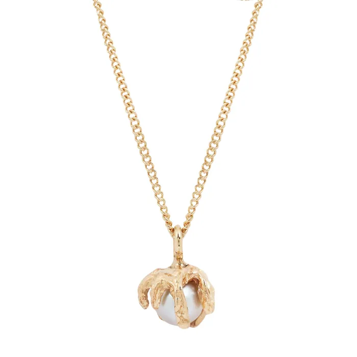 Lauren Wolf Jewelry Necklaces Gold Akoya Pearl Necklace