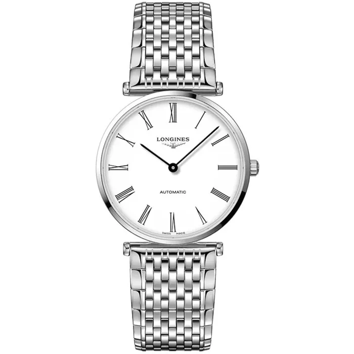 Longines Mens Watch La Grande Classique White Dial Silver Tone Bracelet L49184116 Longines Bracelets Longines Mens Watch La Grande Classique White Dial Silver Tone Bracelet L49184116 Longines Bracelets