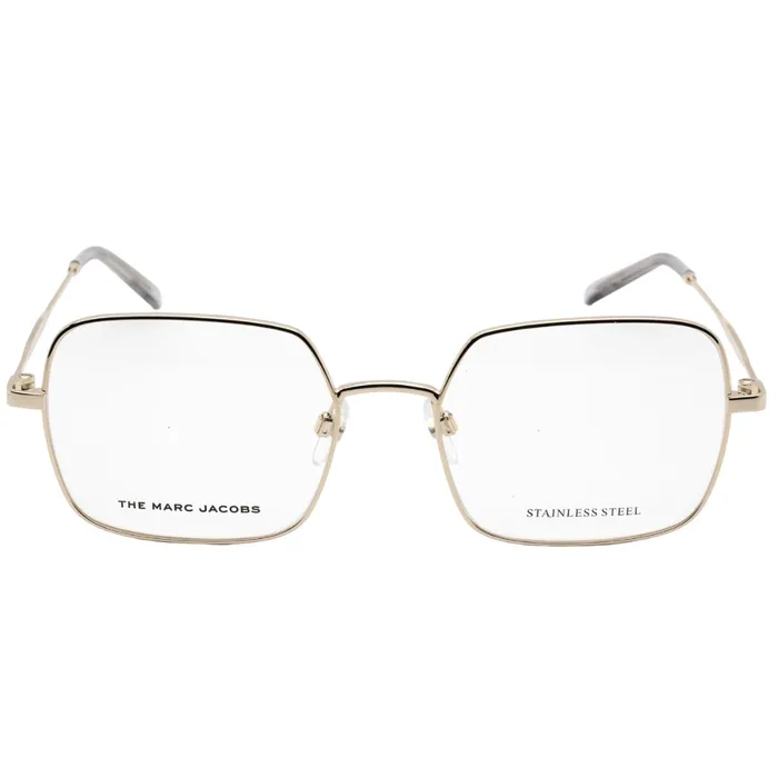 Marc Jacobs Marc Jacobs Womens Eyeglasses Clear Lens Gold Square Frame MARC 507 0J5G 00 PreStyled Sets