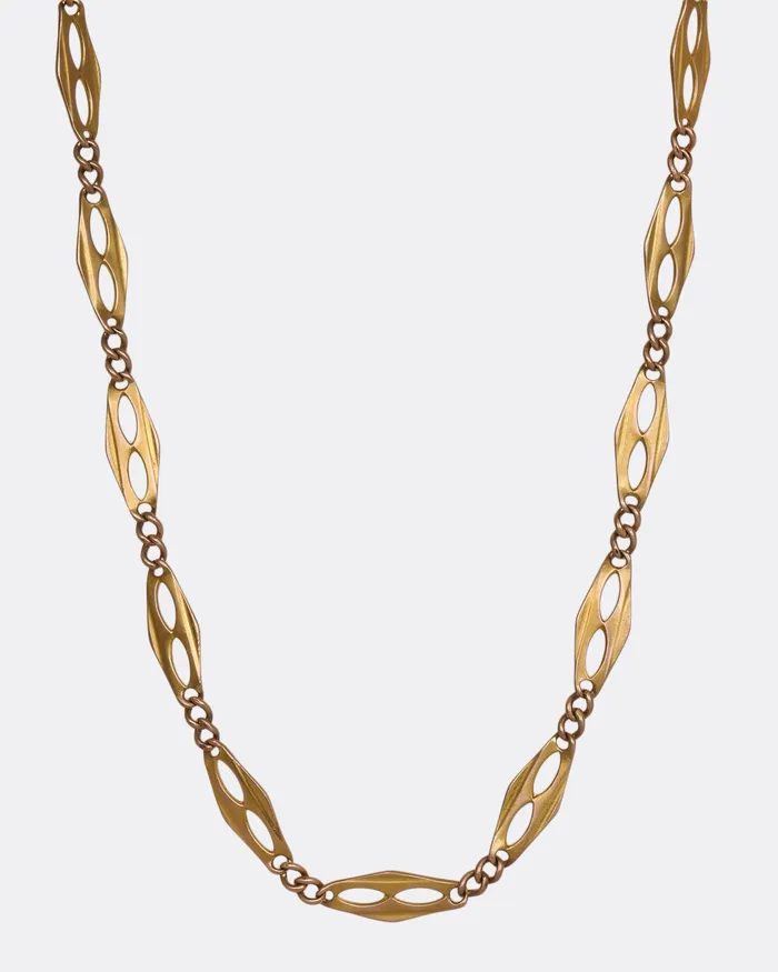 MARK KENDALL Open Linked Watch Chain Necklace Necklaces