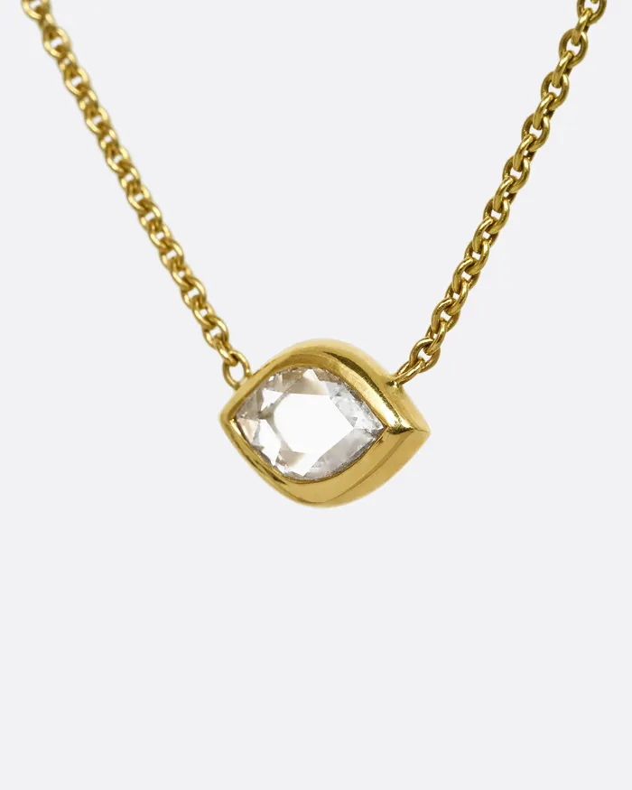 Marquise Rose Cut Diamond Necklace DIANA MITCHELL Necklaces Marquise Rose Cut Diamond Necklace DIANA MITCHELL Necklaces