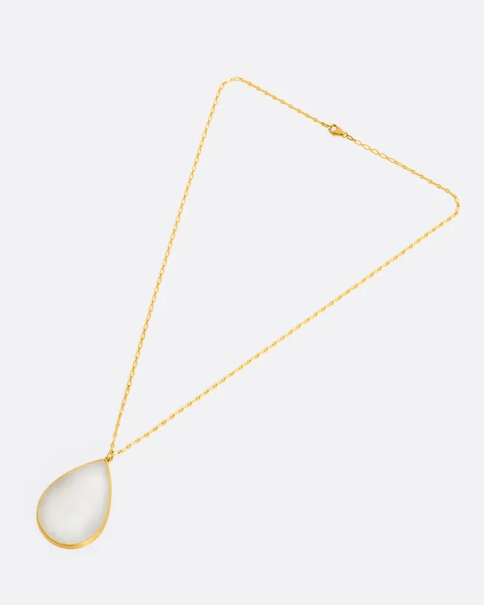 Moonstone Tear Drop Necklace LOLA BROOKS Necklaces Moonstone Tear Drop Necklace LOLA BROOKS Necklaces