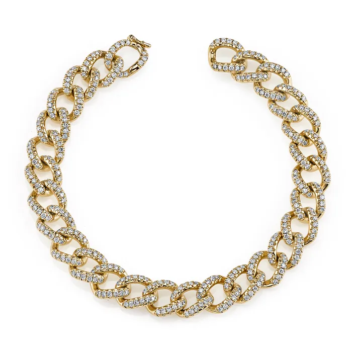 NAPLES DIAMOND CHAIN LINK BRACELET anitako Bracelets