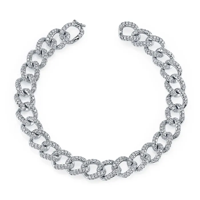 NAPLES DIAMOND CHAIN LINK BRACELET anitako Bracelets