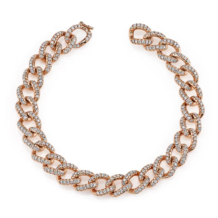 NAPLES DIAMOND CHAIN LINK BRACELET anitako Bracelets