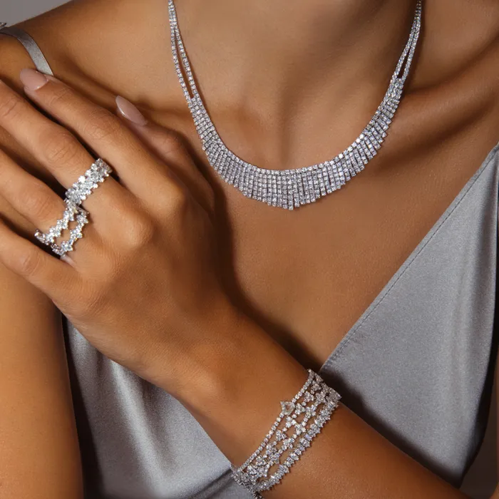 Necklaces anitako MESH DIAMOND SELENE NECKLACE