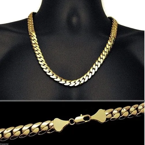 Necklaces Bling Cartel Admin 14K Gold Plated Miami Cuban Chain Necklace 24 x 12MM Necklaces Bling Cartel Admin 14K Gold Plated Miami Cuban Chain Necklace 24 x 12MM