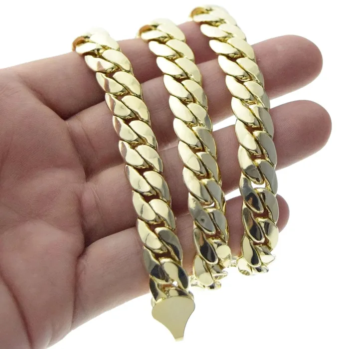 Necklaces Bling Cartel Admin 14K Gold Plated Miami Cuban Chain Necklace 24 x 12MM Necklaces Bling Cartel Admin 14K Gold Plated Miami Cuban Chain Necklace 24 x 12MM
