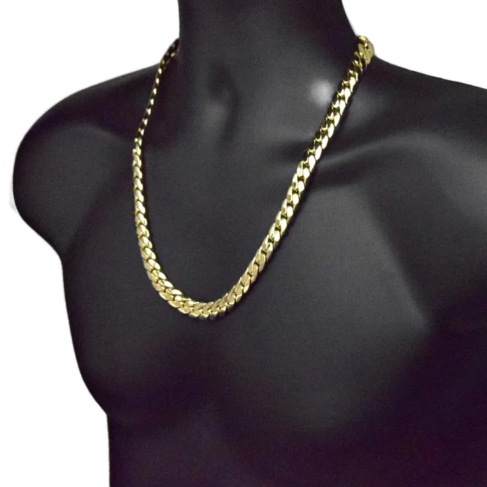 Necklaces Bling Cartel Admin 14K Gold Plated Miami Cuban Chain Necklace 24 x 12MM Necklaces Bling Cartel Admin 14K Gold Plated Miami Cuban Chain Necklace 24 x 12MM