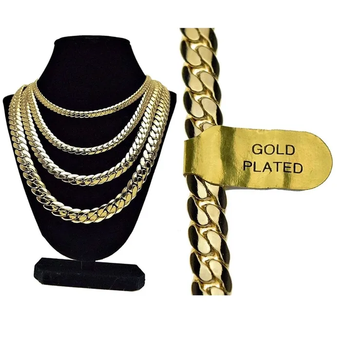 Necklaces Bling Cartel Admin 14K Gold Plated Miami Cuban Chain Necklace 24 x 12MM Necklaces Bling Cartel Admin 14K Gold Plated Miami Cuban Chain Necklace 24 x 12MM