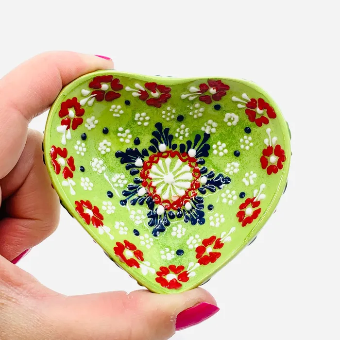 Necklaces Natto USA Heart Design Handmade Turkish Bowl 25