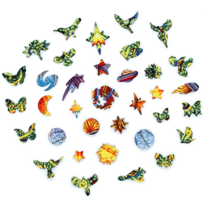 Necklaces Unidragon Unidragon Mandala Tree of Life Wooden Jigsaw Puzzle