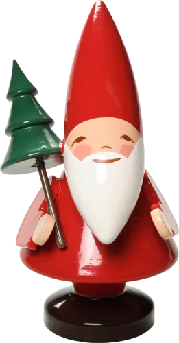 Necklaces Wendt Kuhn Wendt Kuhn Pixie Santa with Little Tree