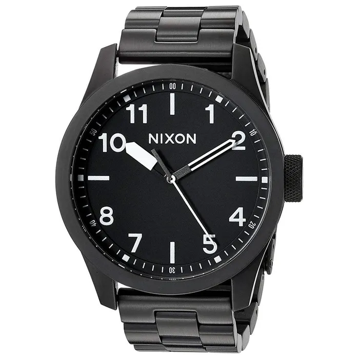 Nixon Bracelets Nixon Mens Quartz Watch Safari Black Dial Black Bracelet A974756 Nixon Bracelets Nixon Mens Quartz Watch Safari Black Dial Black Bracelet A974756