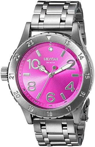 Nixon Womens Lefty Watch Womens 3820 Pink Dial Steel Bracelet A4102096 Nixon Bracelets Nixon Womens Lefty Watch Womens 3820 Pink Dial Steel Bracelet A4102096 Nixon Bracelets