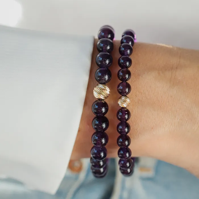 PreStyled Sets Earthly Abundance SOLID 14K GOLD Amethyst