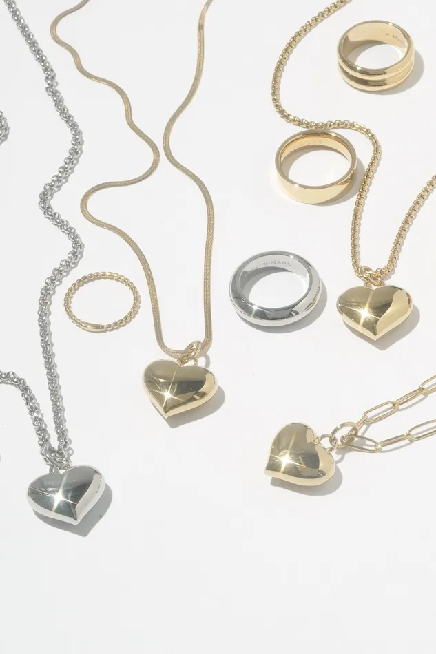 READYMADE Necklaces 3D Heart Pendant Single
