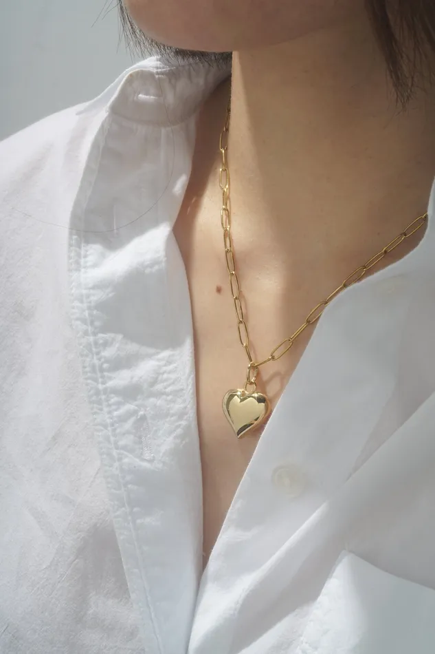 READYMADE Necklaces 3D Heart Pendant Single