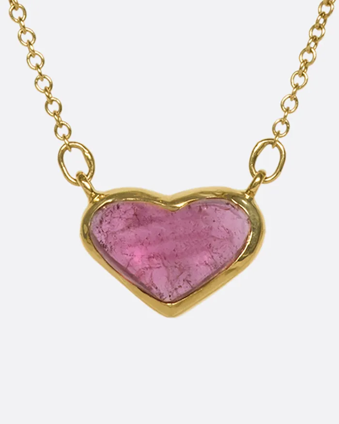 Rubellite Heart Necklace KIMBERLIN BROWN Necklaces