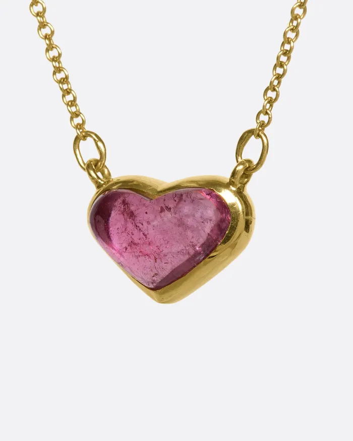 Rubellite Heart Necklace KIMBERLIN BROWN Necklaces