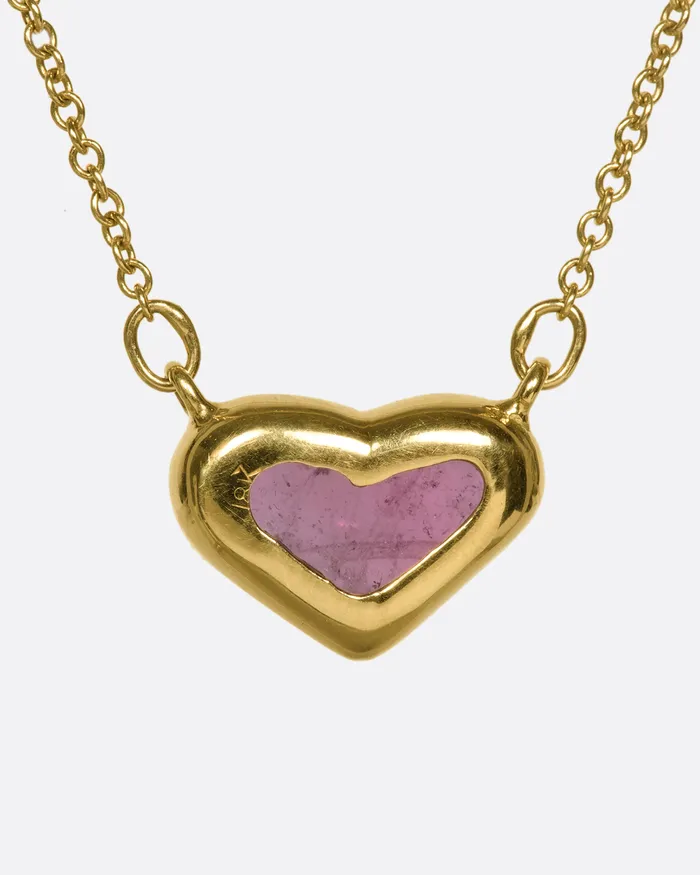 Rubellite Heart Necklace KIMBERLIN BROWN Necklaces
