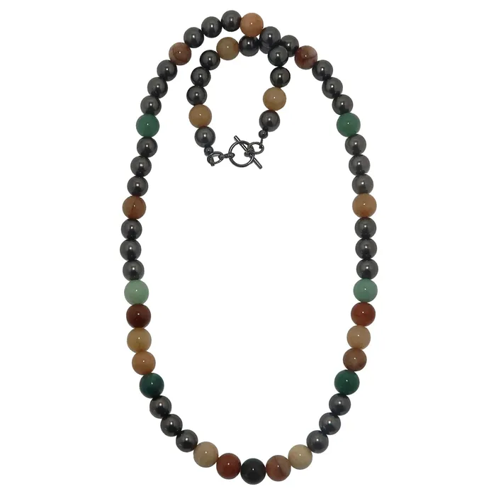 Satin Crystals Aventurine Necklace Abundant Me Green Yellow Orange Necklaces