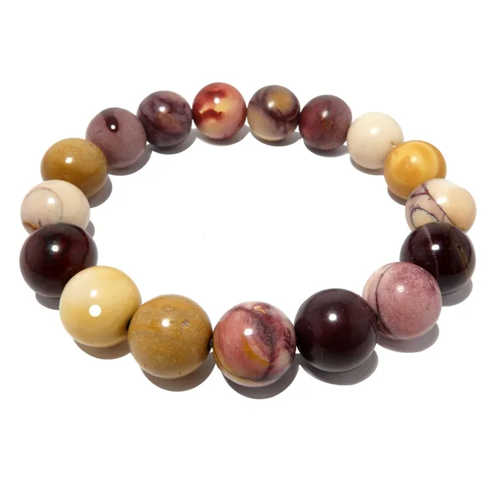 Satin Crystals Bracelets Mookaite Jasper Bracelet Colorful Crystal Carnival