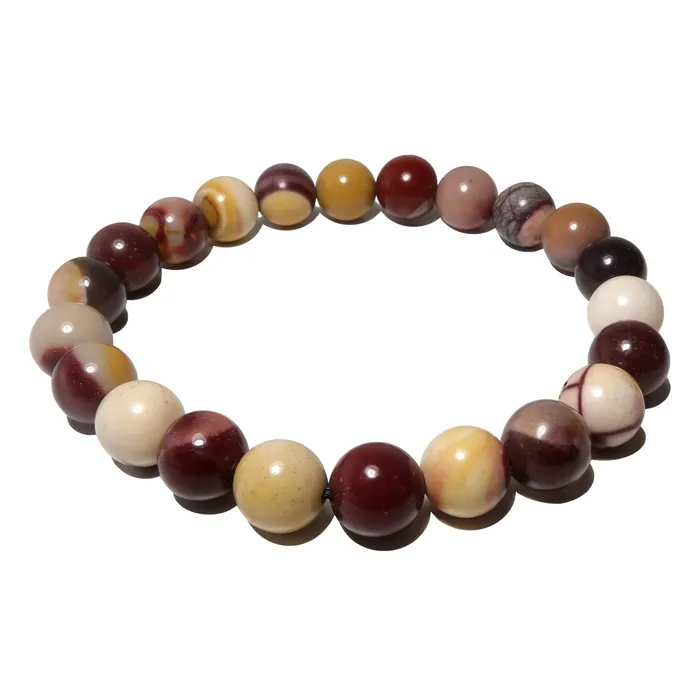 Satin Crystals Bracelets Mookaite Jasper Bracelet Colorful Crystal Carnival