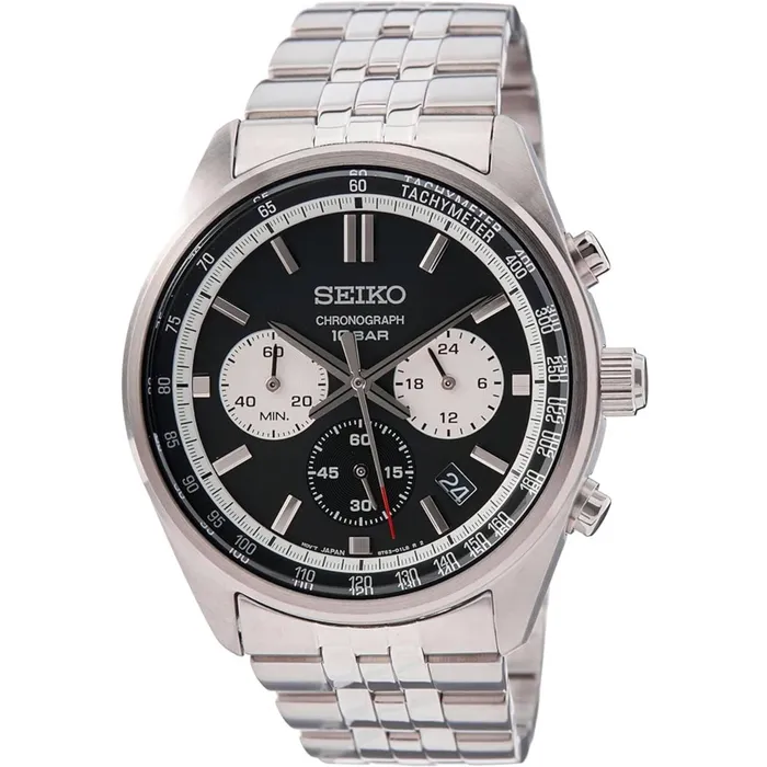 Seiko Mens Watch Chronograph Black Dial Silver Stainless Steel Bracelet SSB429P1 SEIKO Bracelets Seiko Mens Watch Chronograph Black Dial Silver Stainless Steel Bracelet SSB429P1 SEIKO Bracelets