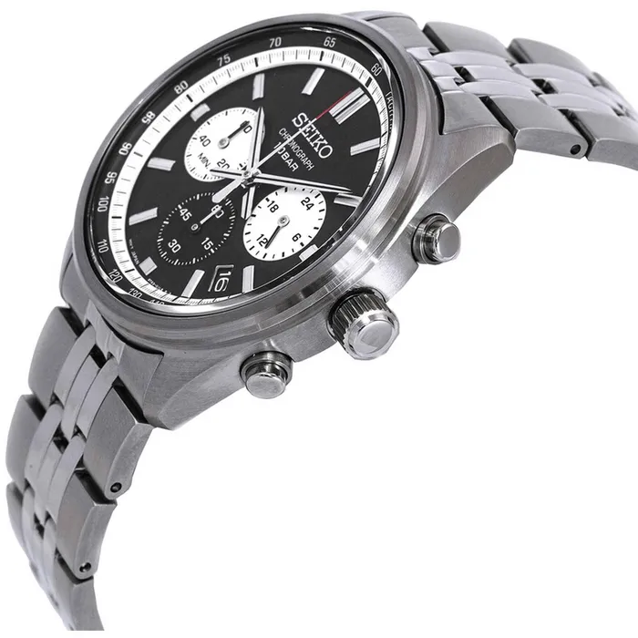 Seiko Mens Watch Chronograph Black Dial Silver Stainless Steel Bracelet SSB429P1 SEIKO Bracelets Seiko Mens Watch Chronograph Black Dial Silver Stainless Steel Bracelet SSB429P1 SEIKO Bracelets