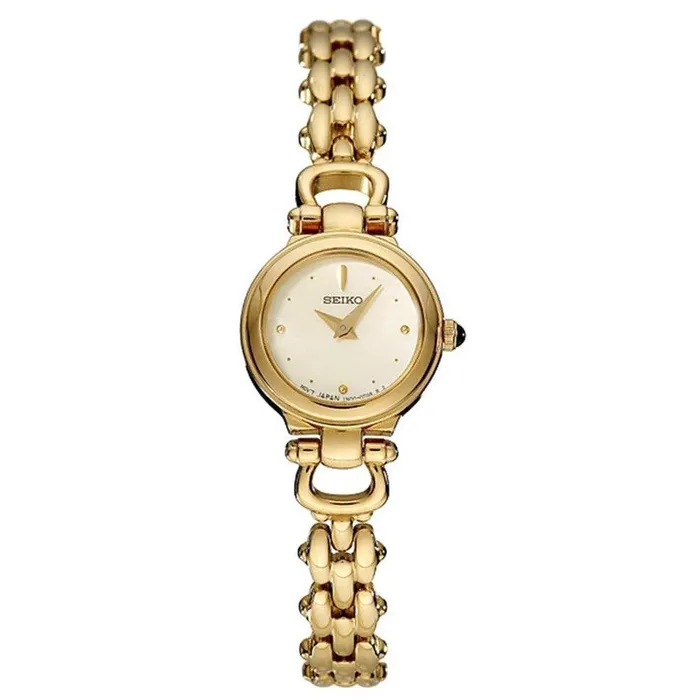 Seiko SUJD42 Womens Mother of Pearl Dial Gold Tone Bracelet Watch Seiko Bracelets Seiko SUJD42 Womens Mother of Pearl Dial Gold Tone Bracelet Watch Seiko Bracelets