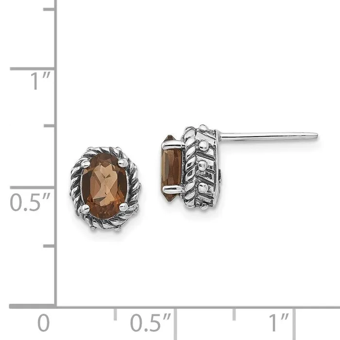 Sterling Silver Smoky Quartz Earrings Jewelry Earrings Sterling Silver Smoky Quartz Earrings Jewelry Earrings