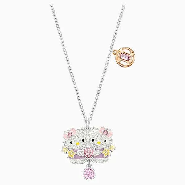 Swarovski Necklaces Swarovski Womens Pendant Necklace Hello Kitty and Gemini Mixed Plated 5192748 Swarovski Necklaces Swarovski Womens Pendant Necklace Hello Kitty and Gemini Mixed Plated 5192748