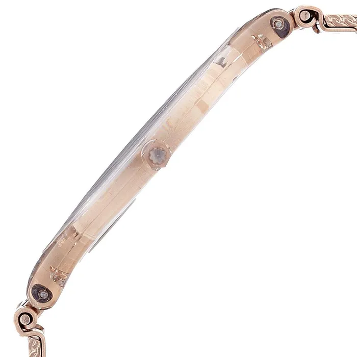 Swatch Swatch SFP115M Womens Skin Rose Gold Dial Rose Gold Plated Steel Mesh Bracelet Watch Bracelets