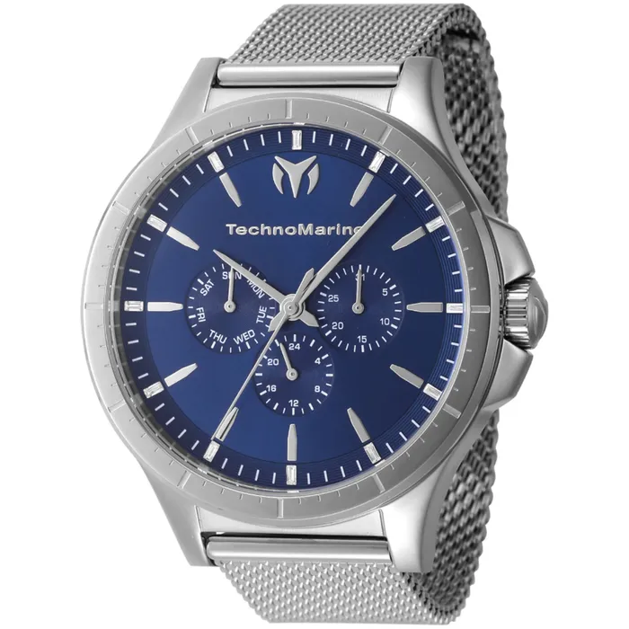 Technomarine Mens Quartz Watch Moonsun DayDate Blue Dial Mesh Bracelet TM822019 TechnoMarine Bracelets Technomarine Mens Quartz Watch Moonsun DayDate Blue Dial Mesh Bracelet TM822019 TechnoMarine Bracelets