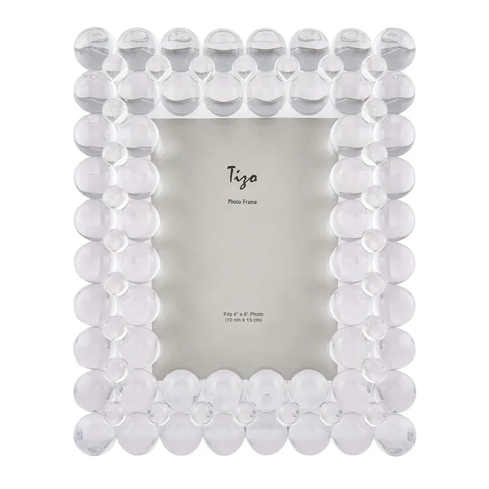 Tizo Design Tizo Design Crystal Glass Bubble 4x6 Frame Necklaces