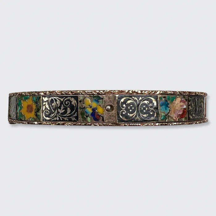 Victorian Hidden Panel Enamel Bracelet 21stfinds Bracelets