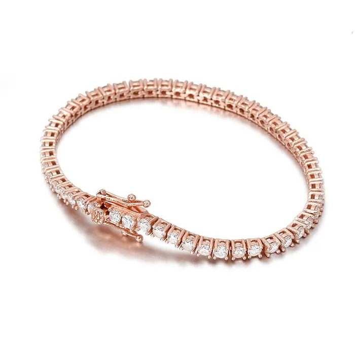 VVS Jewelry 10k Solid Gold VVS1 Moissanite Diamond 3mm Tennis Bracelet VVS Jewelry Bracelets VVS Jewelry 10k Solid Gold VVS1 Moissanite Diamond 3mm Tennis Bracelet VVS Jewelry Bracelets
