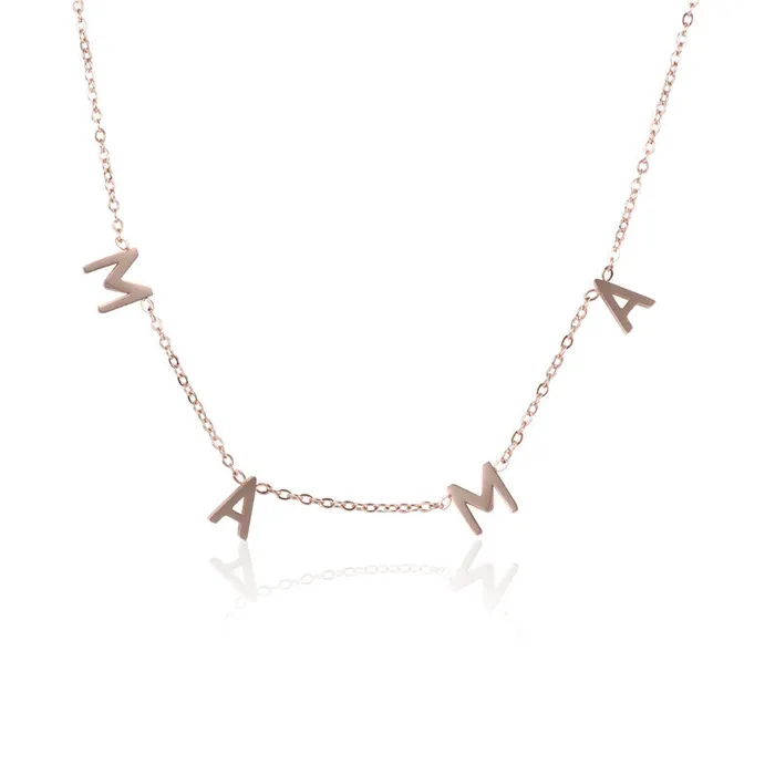 VVS Jewelry 18k Gold Custom Name Clavicle Necklace VVS Jewelry Necklaces