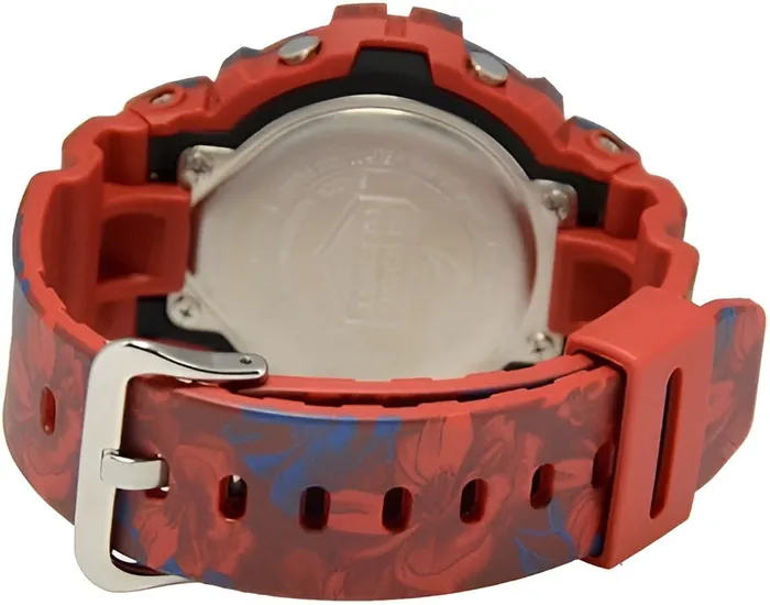 Watches Casio Casio Womens Watch GShock Blue Floral Printed Red Strap Digital GMDS6900F4 Watches Casio Casio Womens Watch GShock Blue Floral Printed Red Strap Digital GMDS6900F4